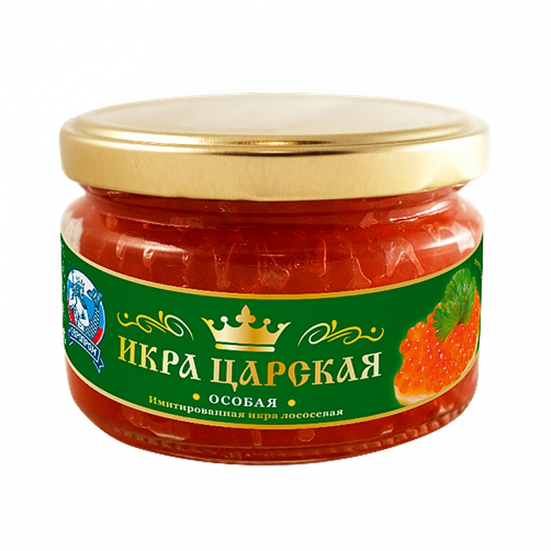Икра царская, лососевая, экспортная.